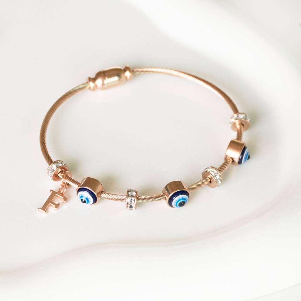 Classic-Evil-Eye-With-Personalized-Initial : BGR267E