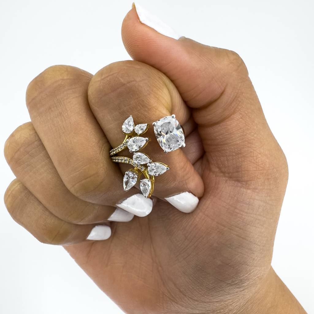 Floret Cocktail Ring : SFJ0924LR-050