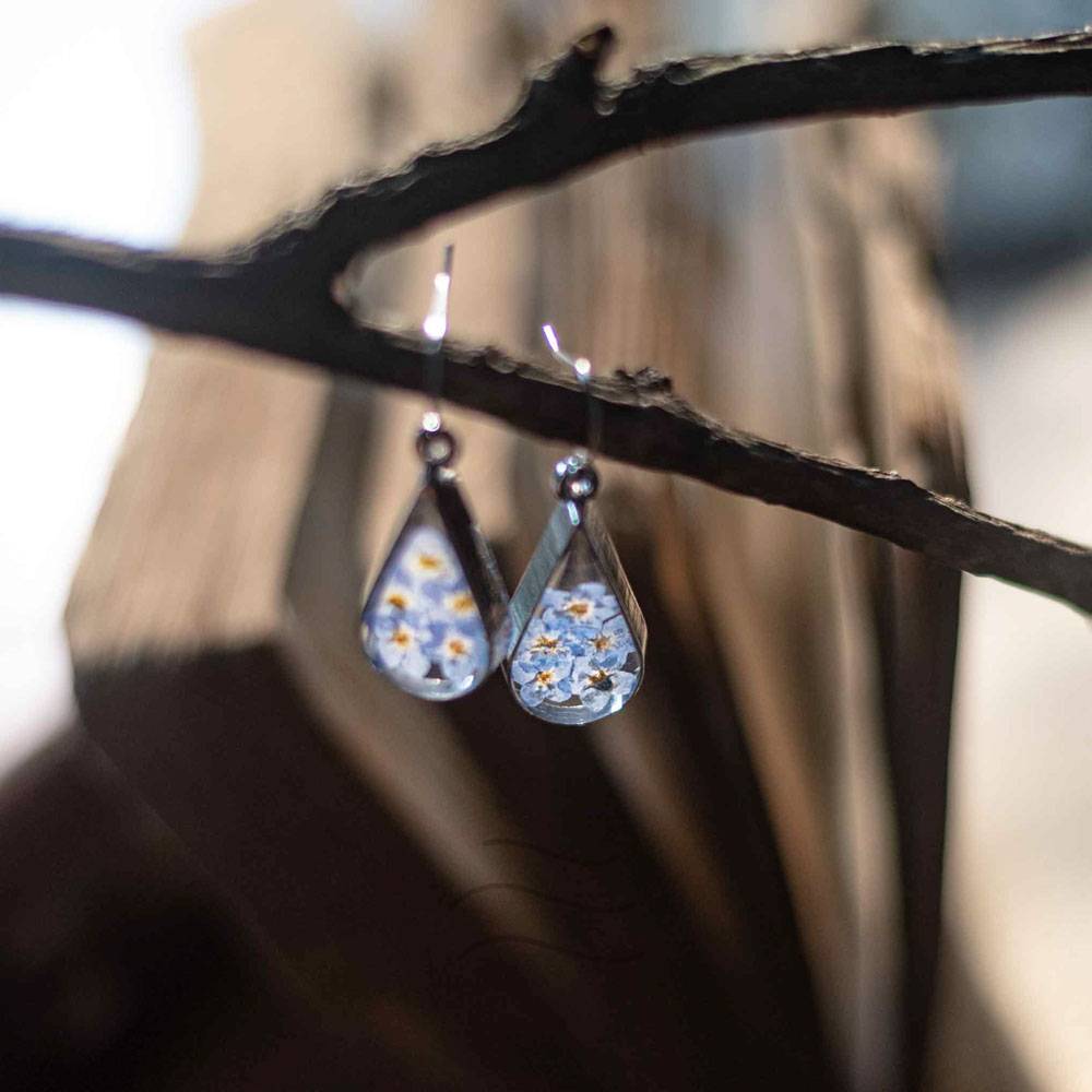 Forget-Me-Not Love Earrings : LA-FF-FMN-SI