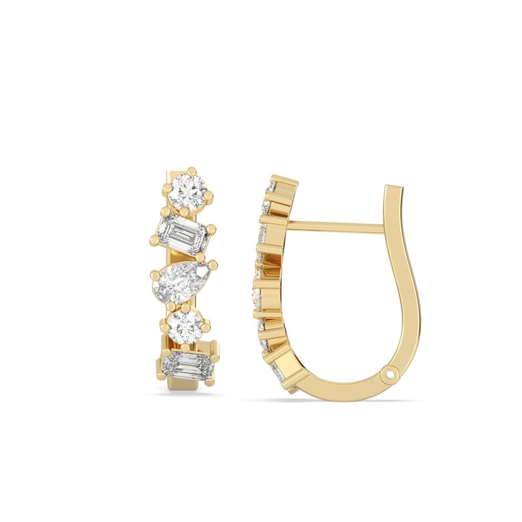 Multi Shaped Hoops : SFJ0924ER-047