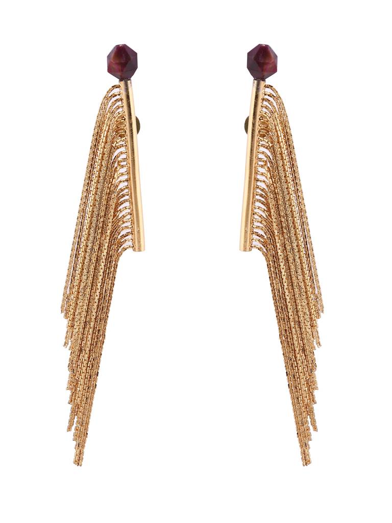 Dangler Fidget Gold Earrings : AA-1022