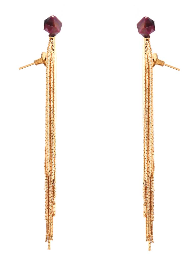 Dangler Fidget Gold Earrings : AA-1022