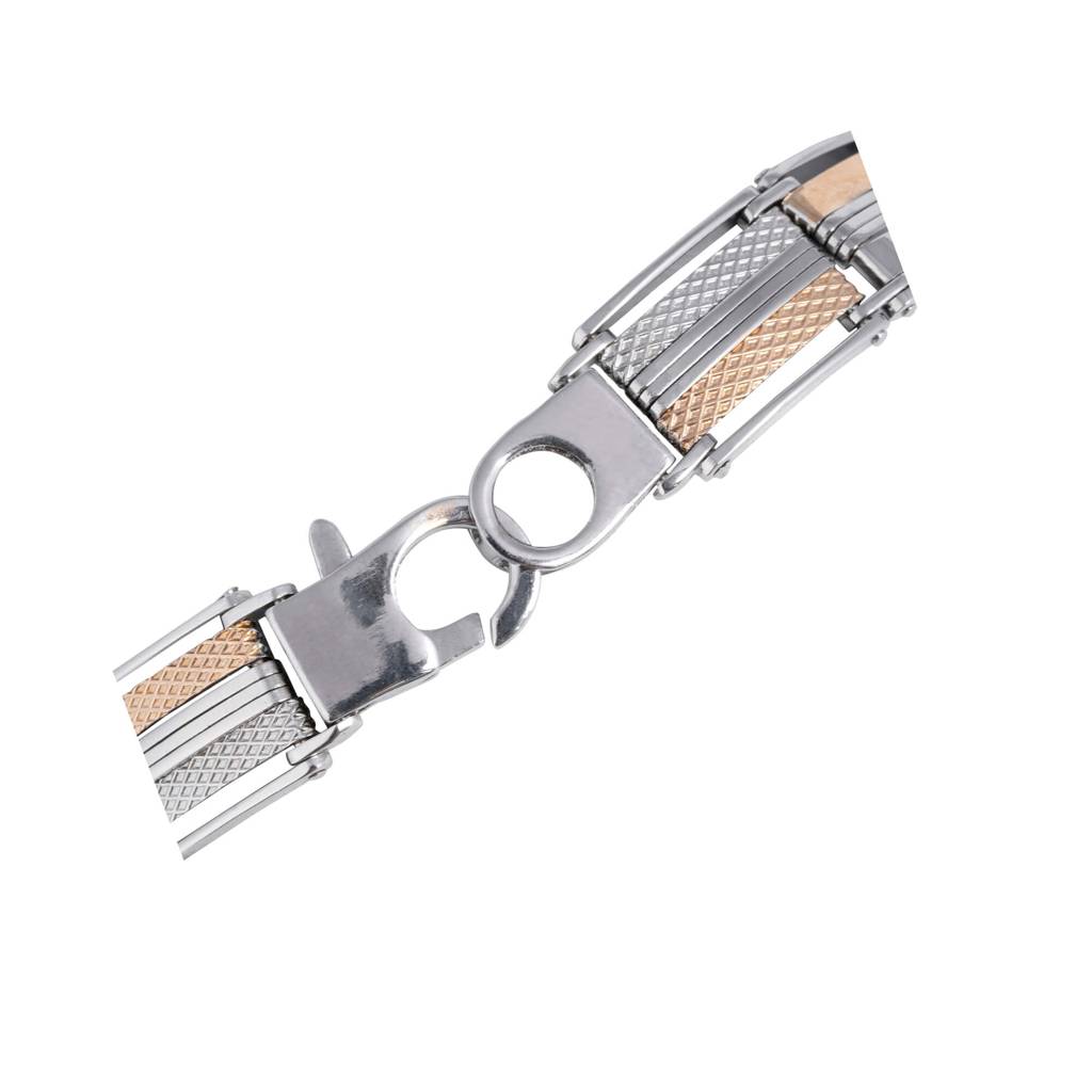 Bitcoin Emblem Rosegold Bracelet