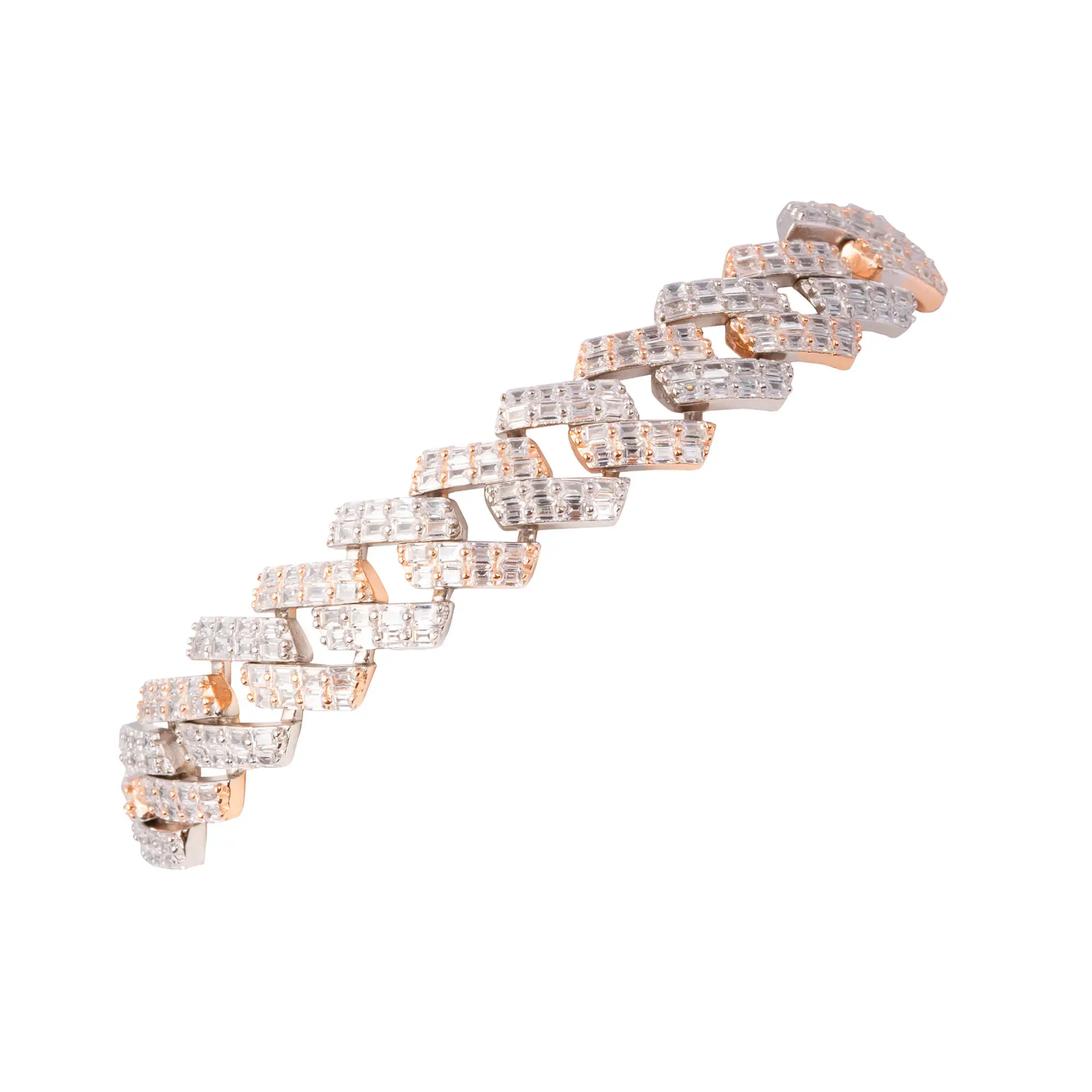 Harmony Fusion Cz Cuban Link Men's Bracelet | Harmony Fusion Cz Cuban ...