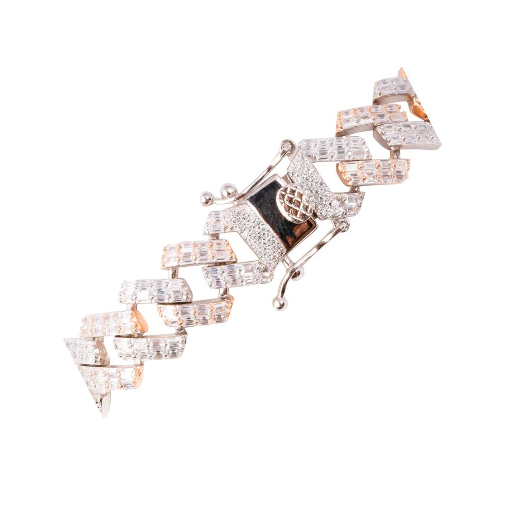 Harmony Fusion Cz Cuban Link Bracelet
