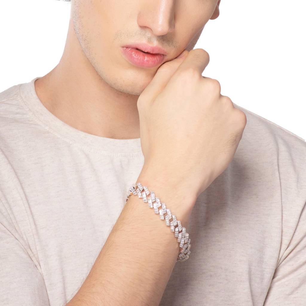 Harmony Fusion Cz Cuban Link Bracelet
