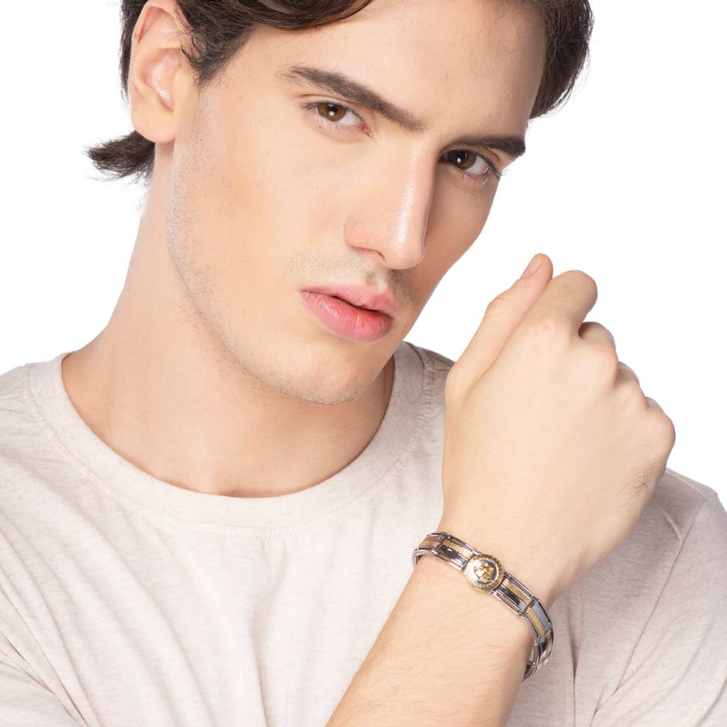 Regal Crest Lion Gold Bracelet