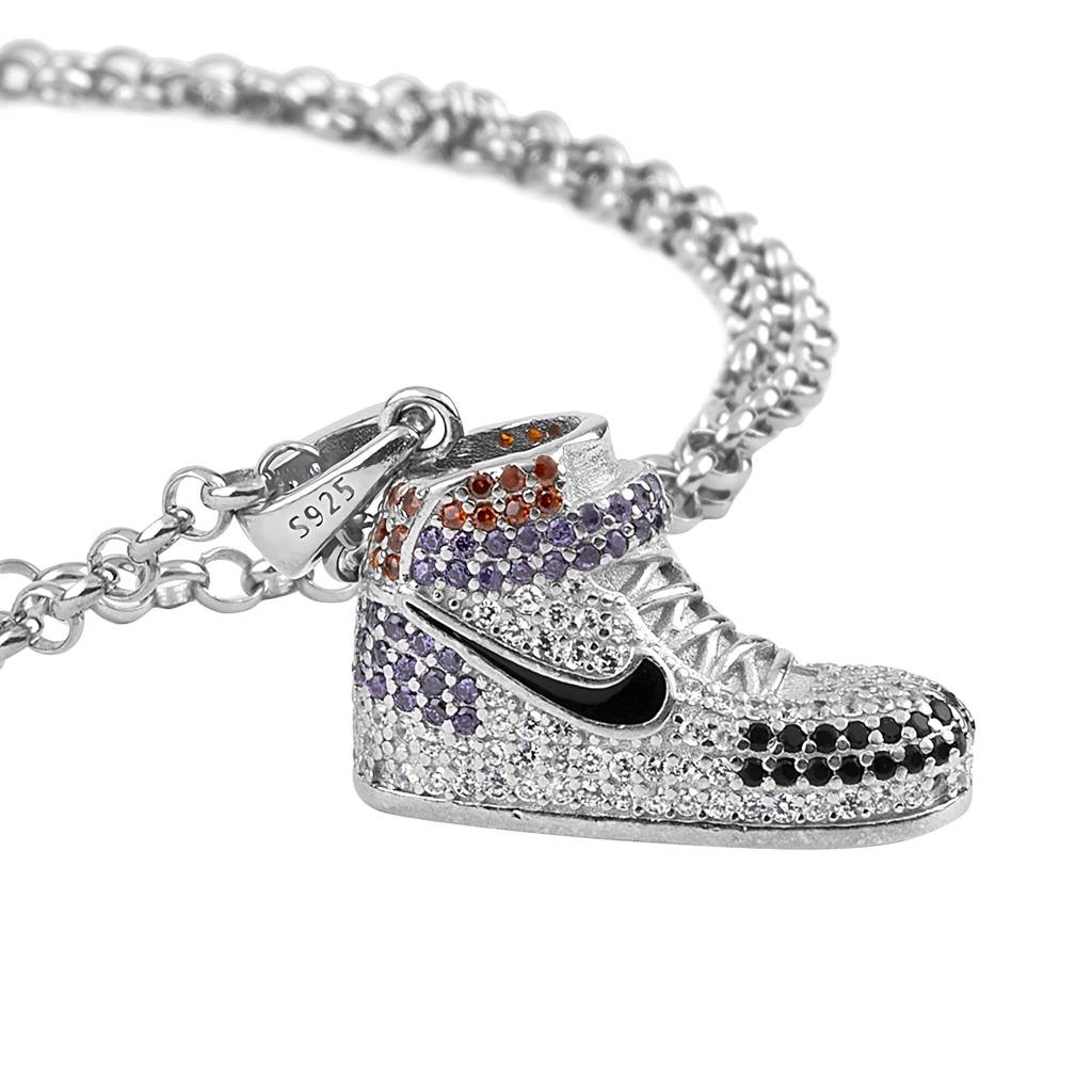 Sneaker Style: Jordan Silver Chain Pendant