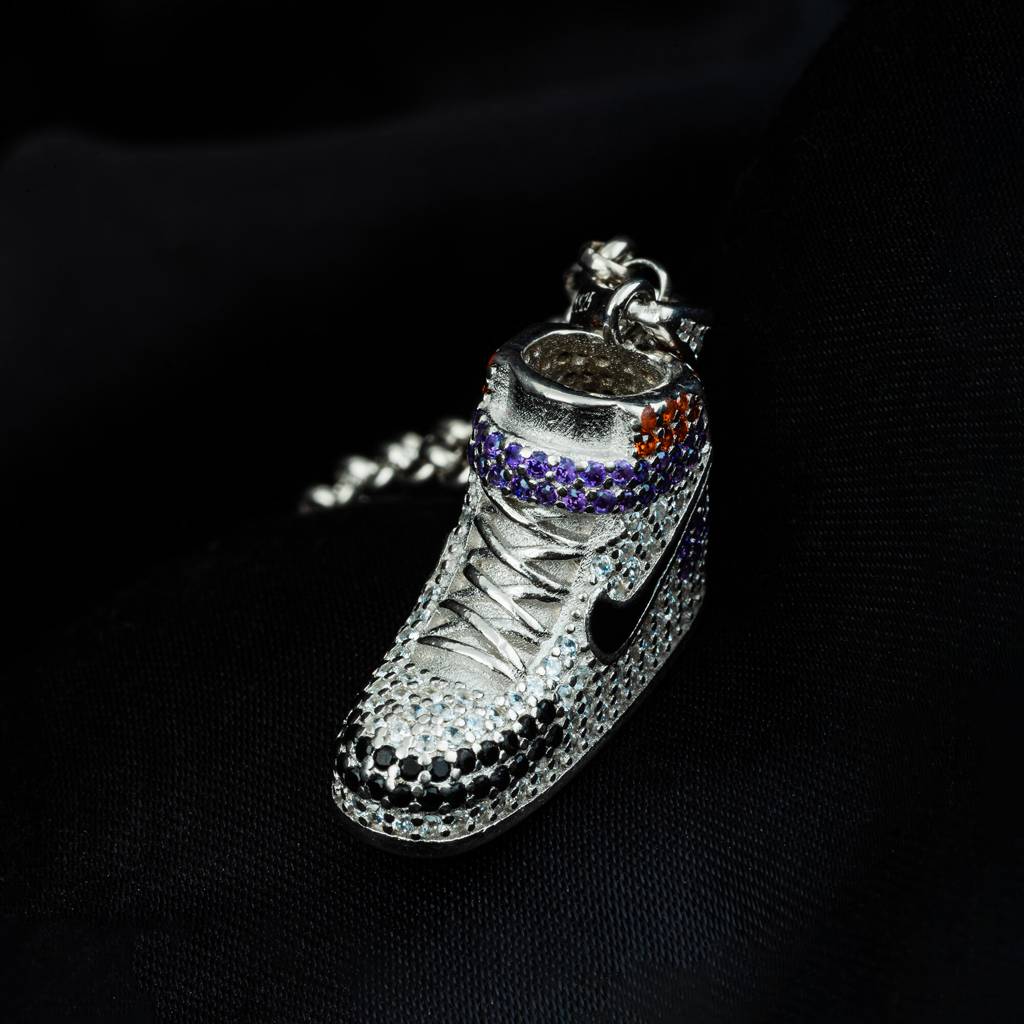 Sneaker Style: Jordan Silver Chain Pendant