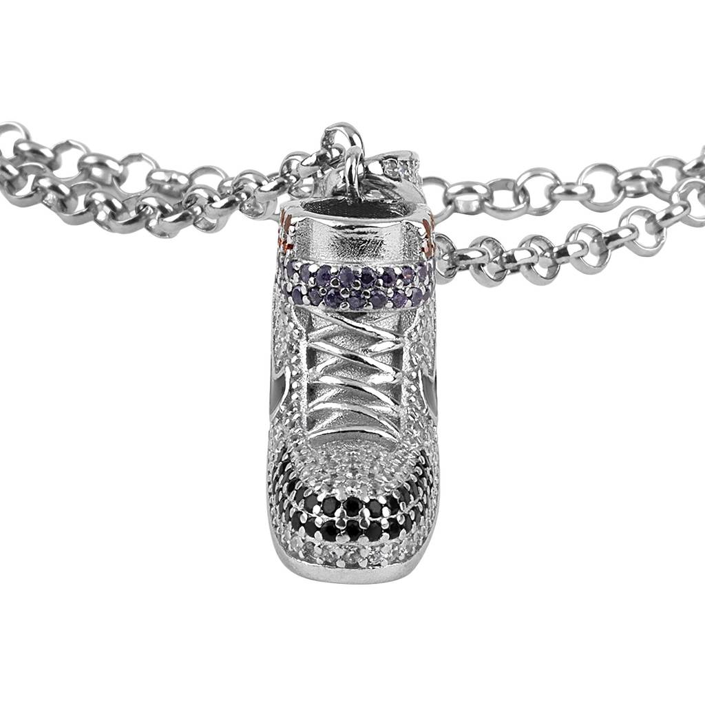 Sneaker Style: Jordan Silver Chain Pendant