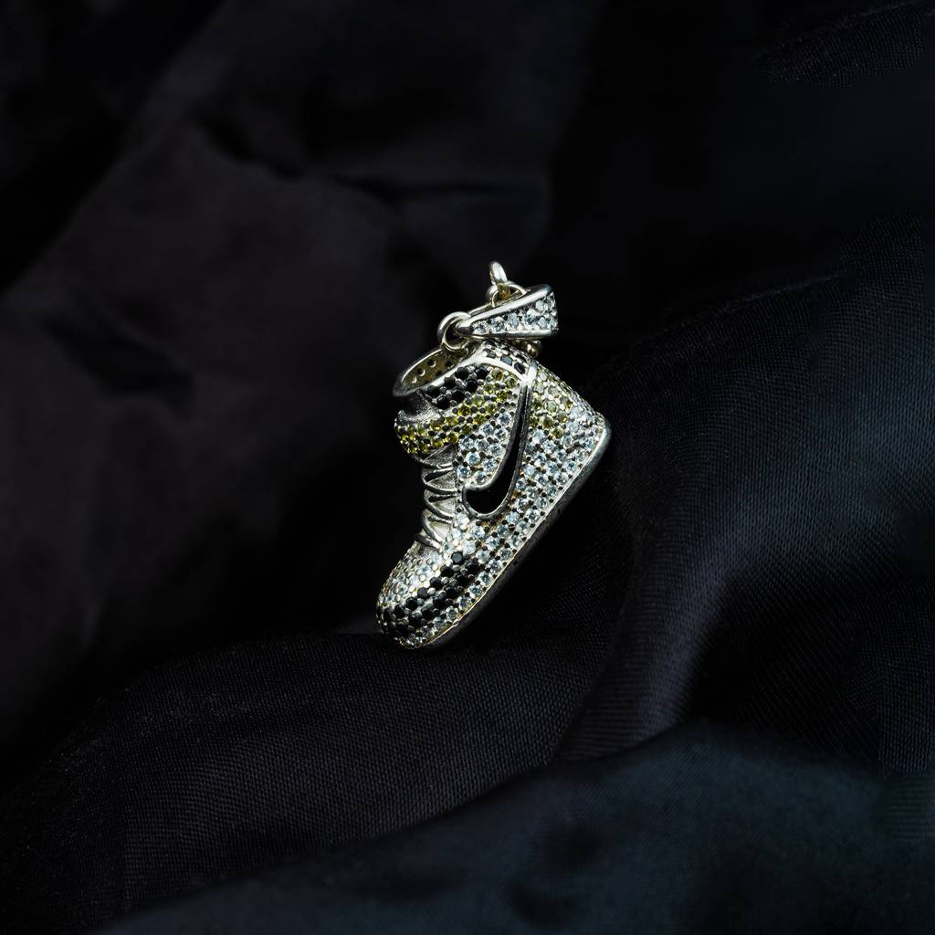 Sporty Soles: Jordan Silver Chain Pendant