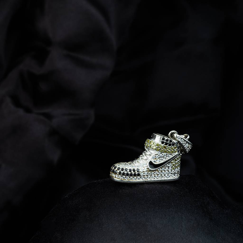 Sporty Soles: Jordan Silver Chain Pendant