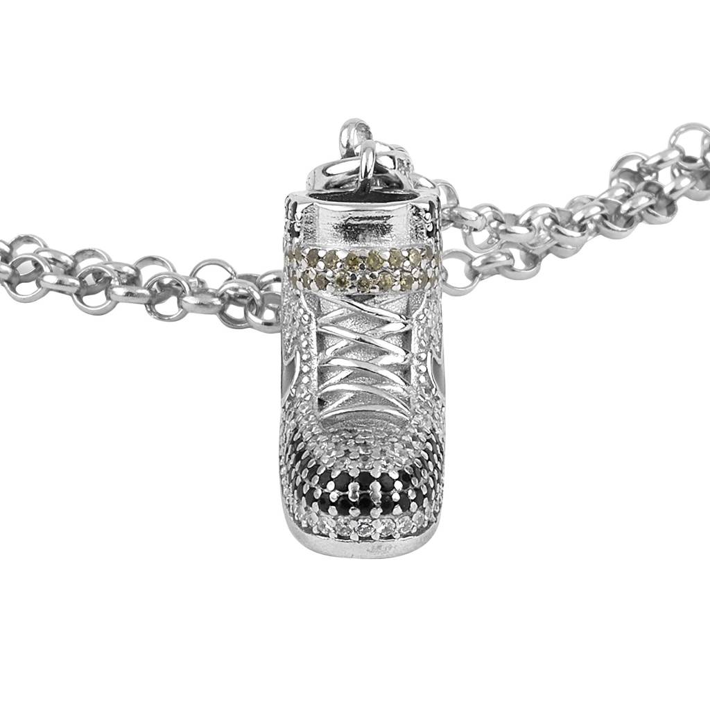 Sporty Soles: Jordan Silver Chain Pendant