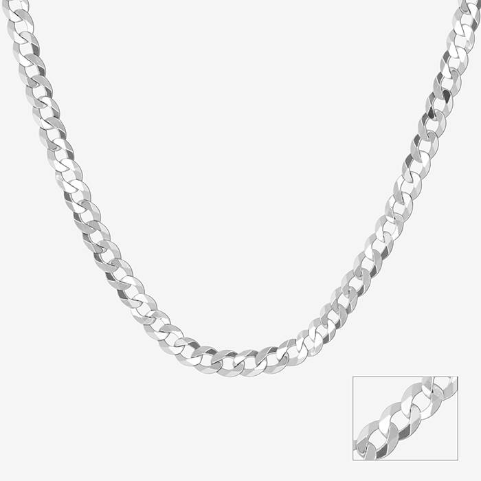 Sleek Silver Men'S Chain