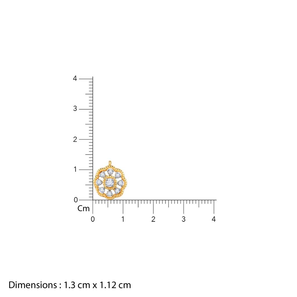 18K Gold Chaitra- Diamond Mangalsutra : GDLBBNE026