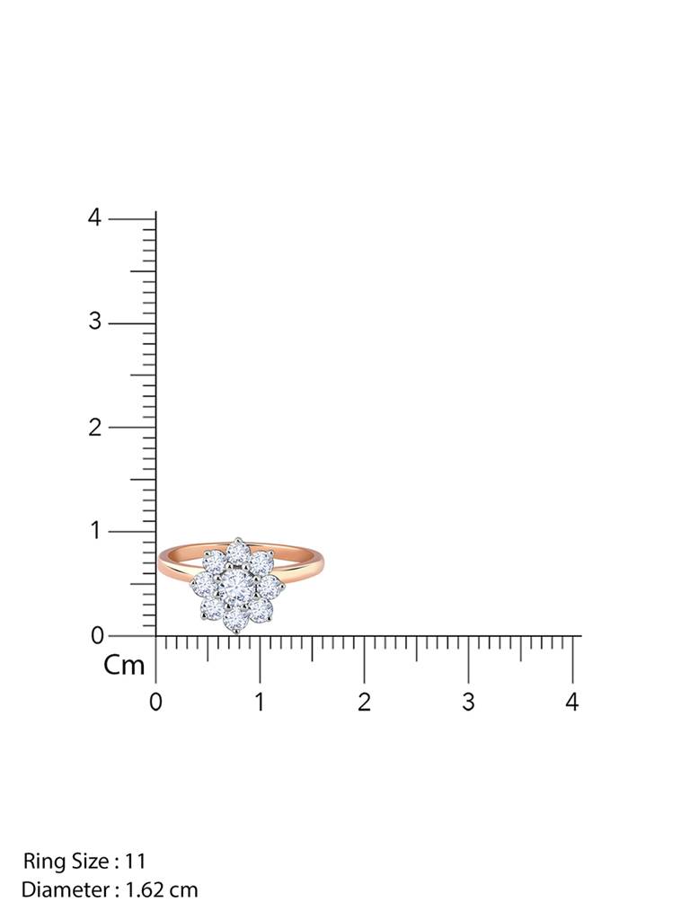 14K Rose Gold Hera Solitaire Diamond Ring : GDLBBR027