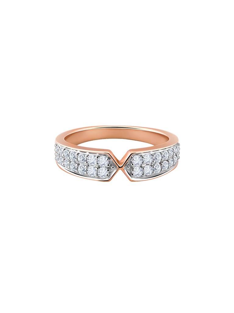 14K Rose Gold Amalthea Diamond Ring : GDLBBR03