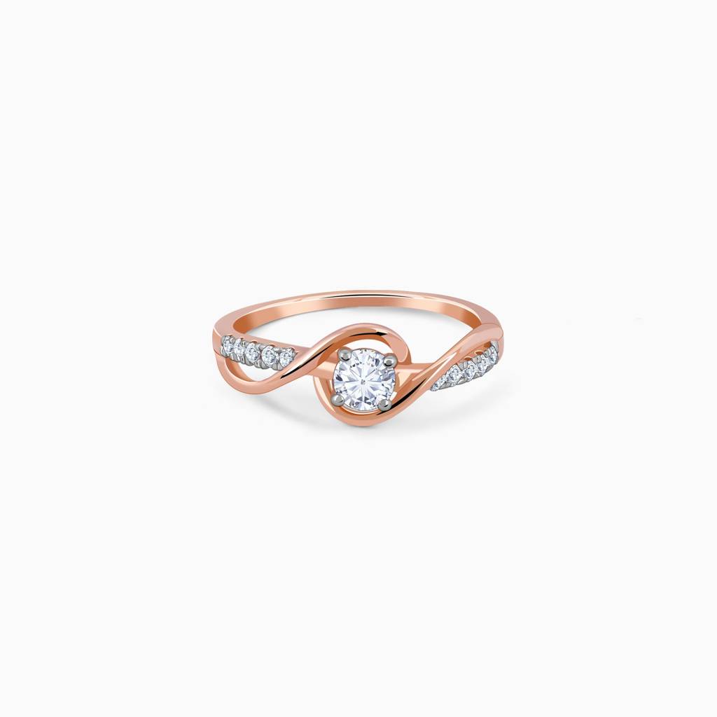 14K Rose Gold Enchante Diamond Ring : GDLBBR04