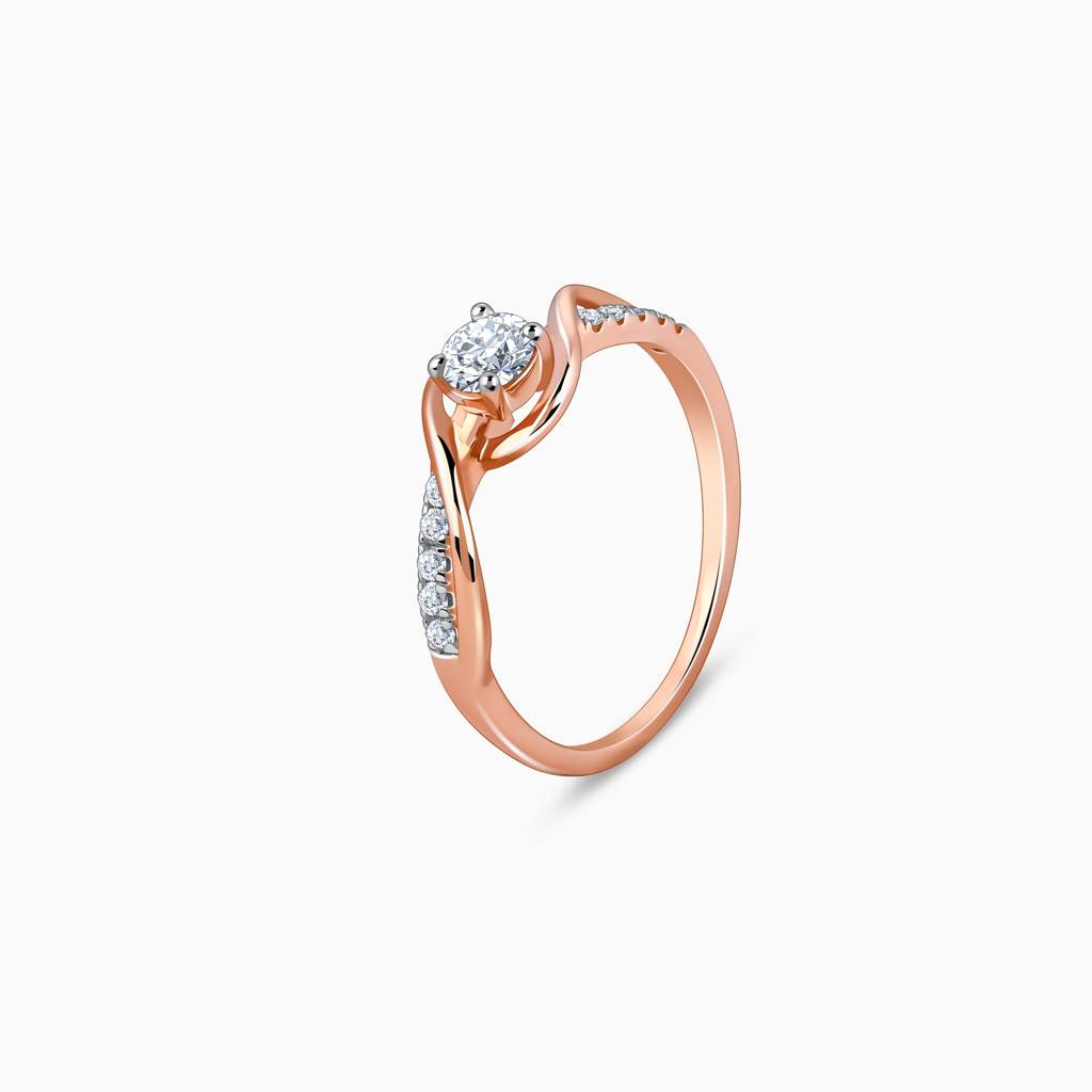14K Rose Gold Enchante Diamond Ring : GDLBBR04
