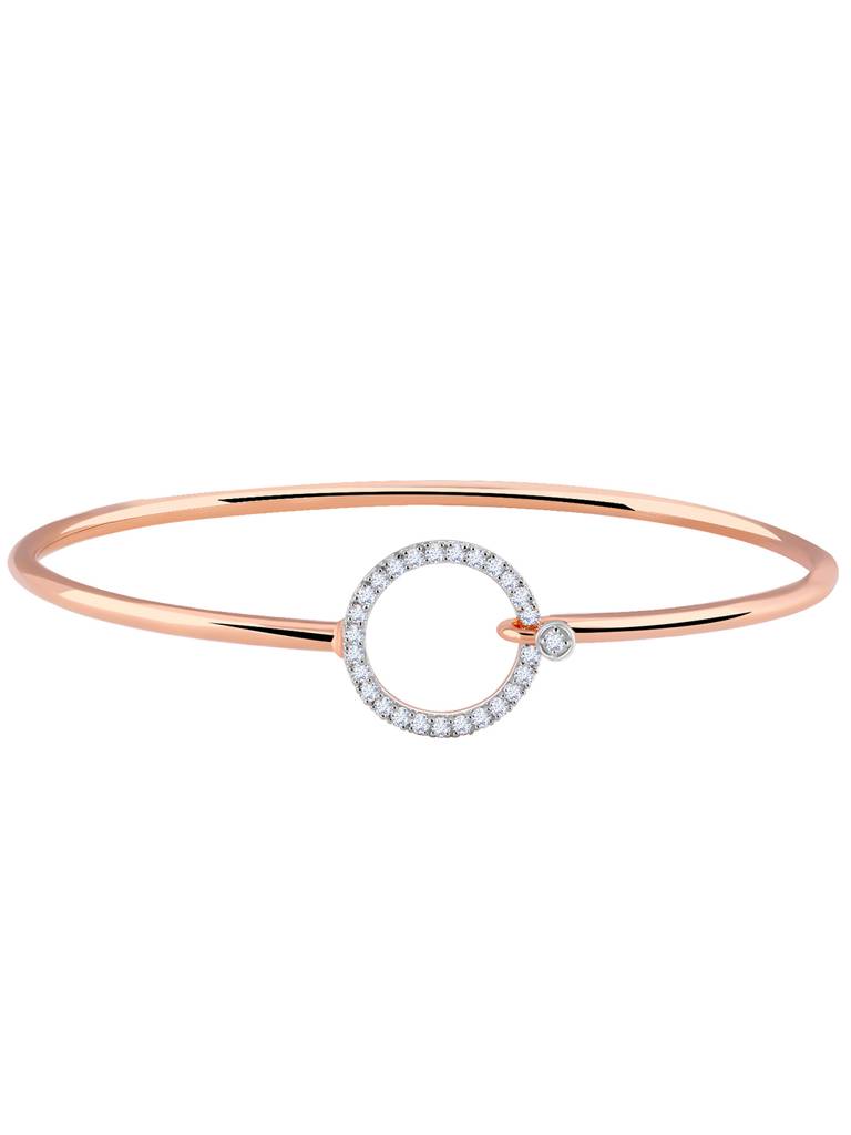 18K Rose Gold Stark Diamond Bracelet : GDLBR018
