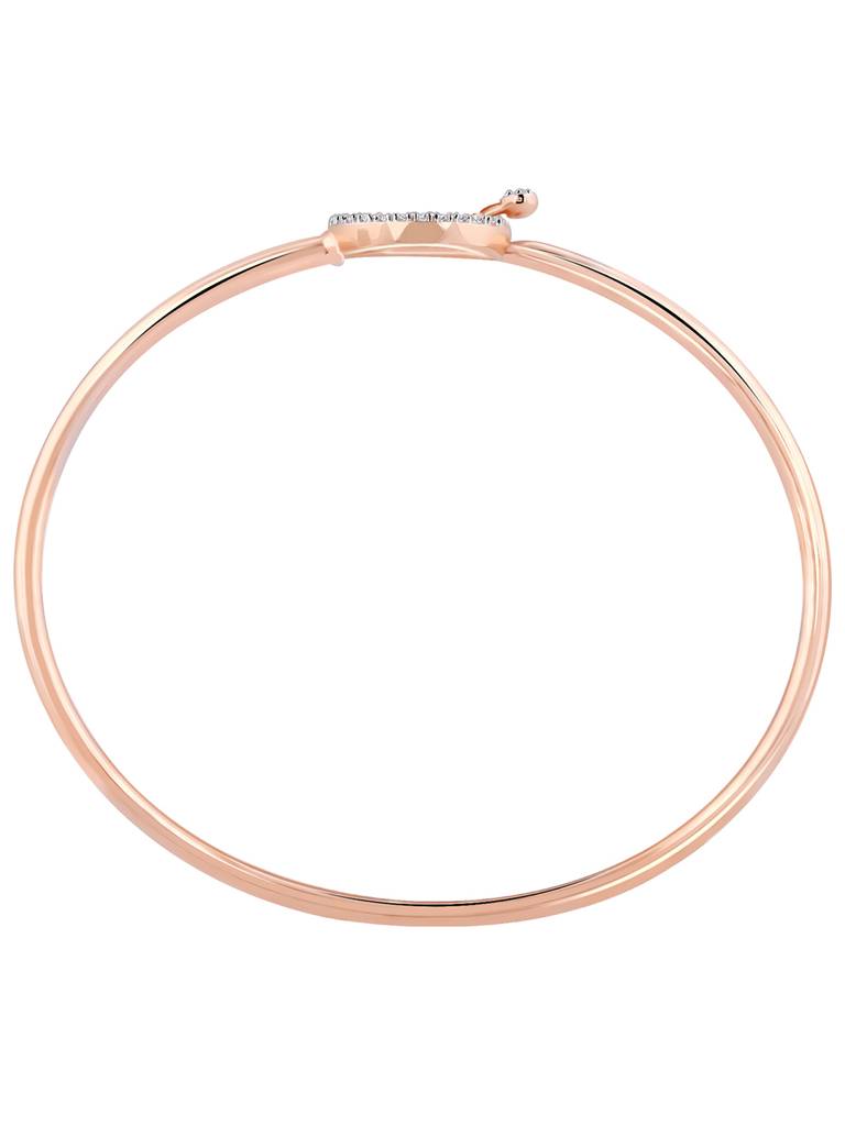18K Rose Gold Stark Diamond Bracelet : GDLBR018