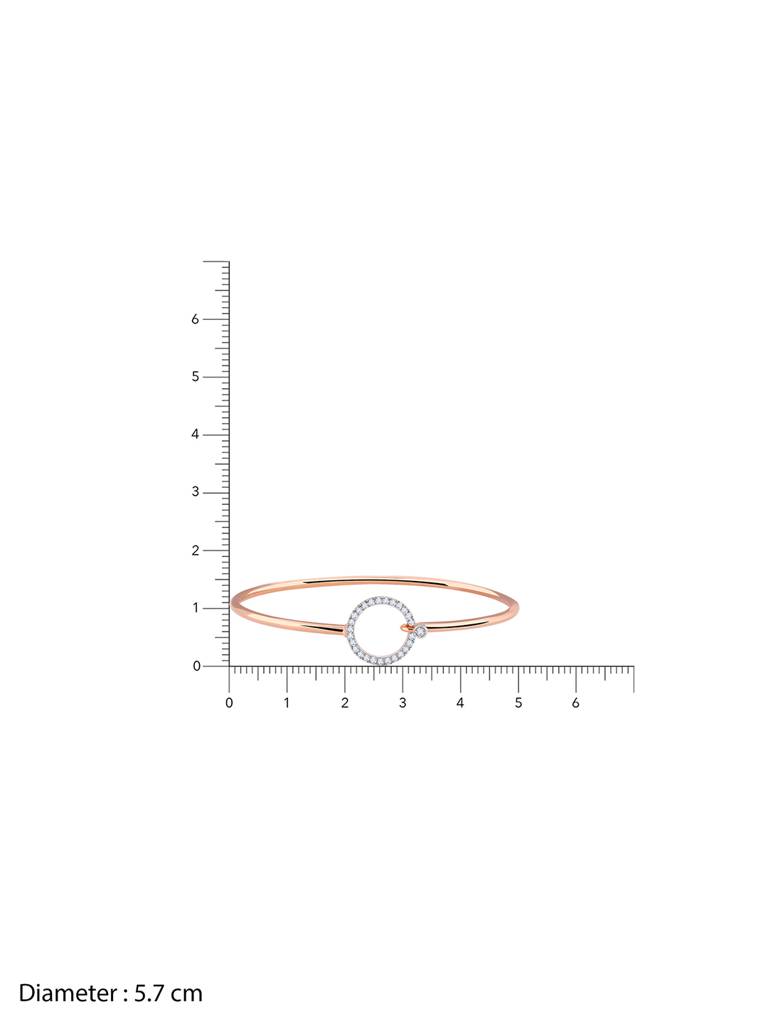 18K Rose Gold Stark Diamond Bracelet : GDLBR018