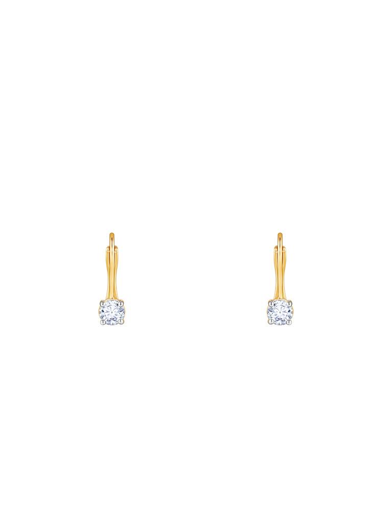 Giva 14K Yellow Gold Galactic Glitter Diamond Earrings : GDLER013