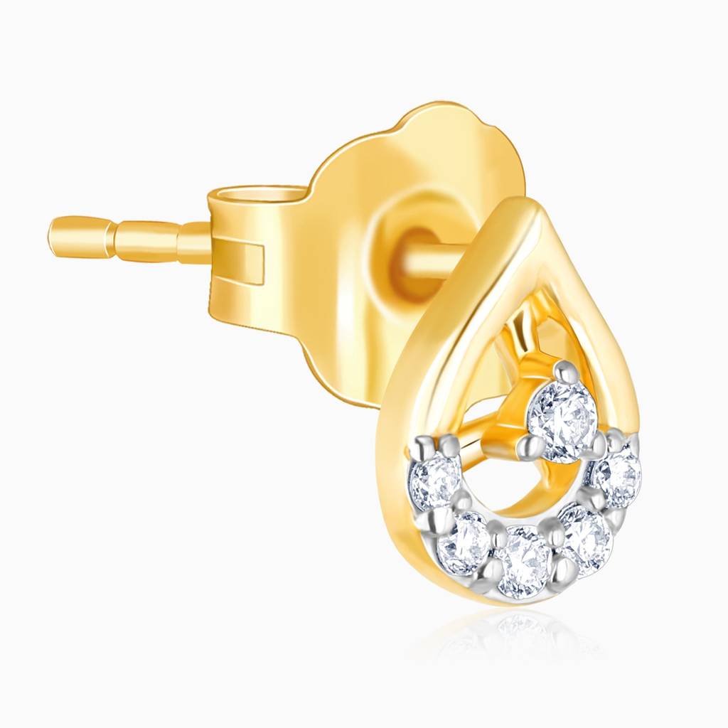 14K Gold Celestial Rain Diamond Earrings : GDLER0214