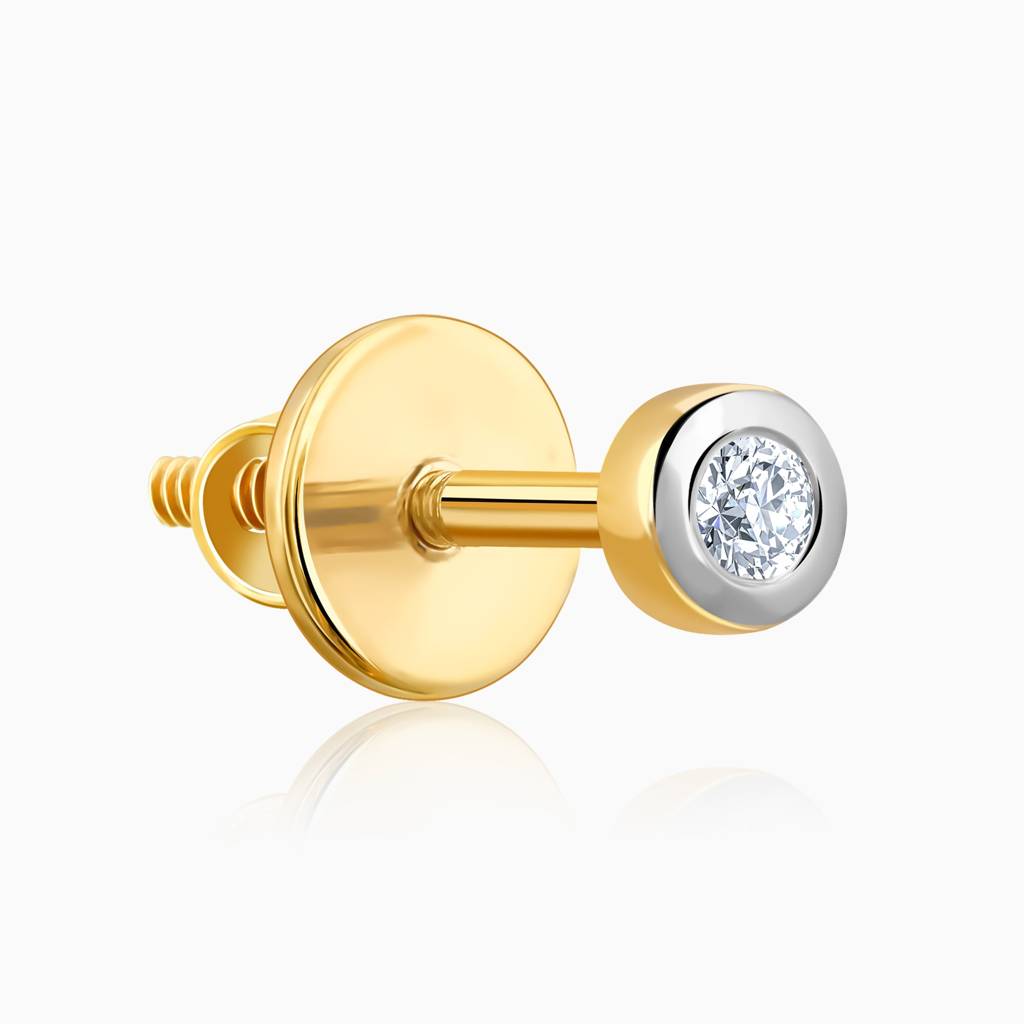 14K Gold Mimo Diamond Stud Earrings : GDLER0300