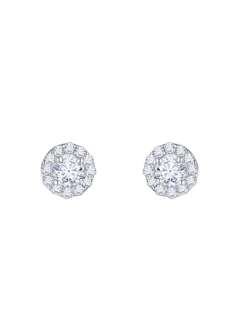 Giva 14K Yellow Gold My Gracious Lady Diamond Earrings Gifts For Women & Girls : GDLER031