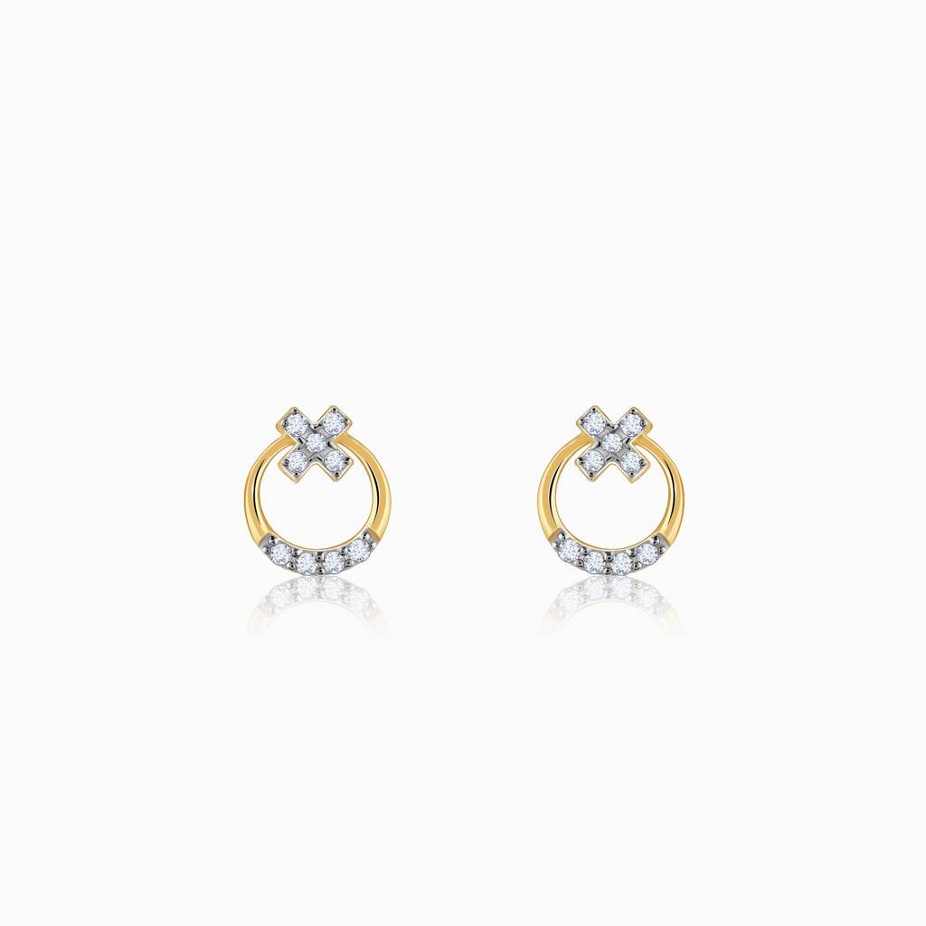 14K Gold Radiant Round Diamond : GDLER0439