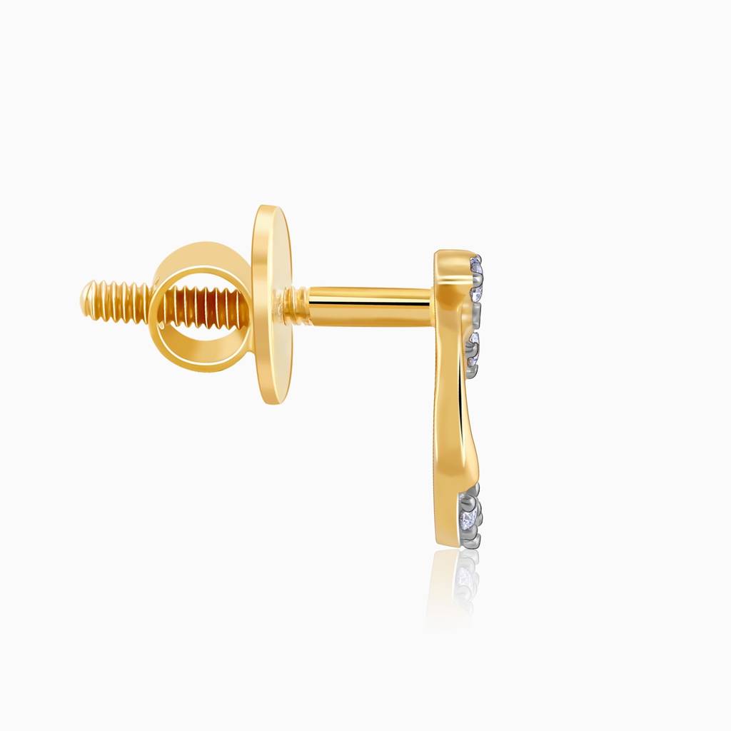 14K Gold Radiant Round Diamond : GDLER0439