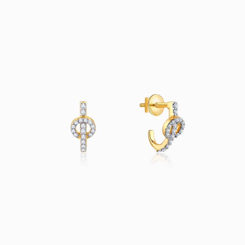 14K Gold Everglow Diamond Earring : GDLER0442
