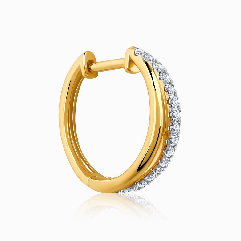 18K Gold Endora Diamond Earrings : GDLER0466