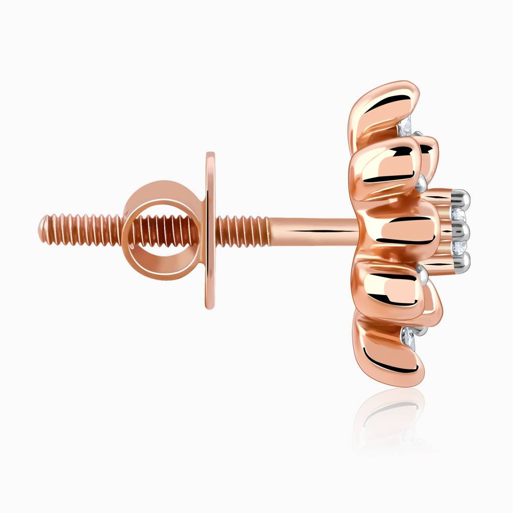 18K Rose Gold Magnetiq Diamond Earrings : GDLER0508