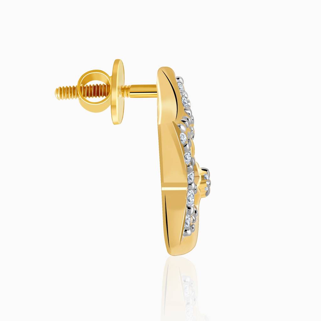 18K Gold Starstruck Diamond Earrings : GDLER0522