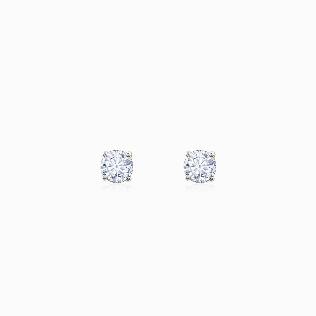 14K Gold Spring Promise Diamond Earrings : GDLER0553