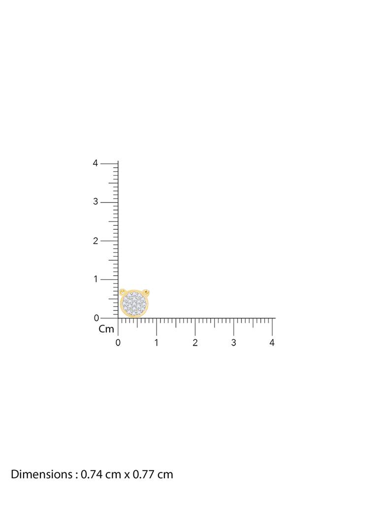 18K Yellow Gold Charmed Diamond Mangalsutra : GDLNE02