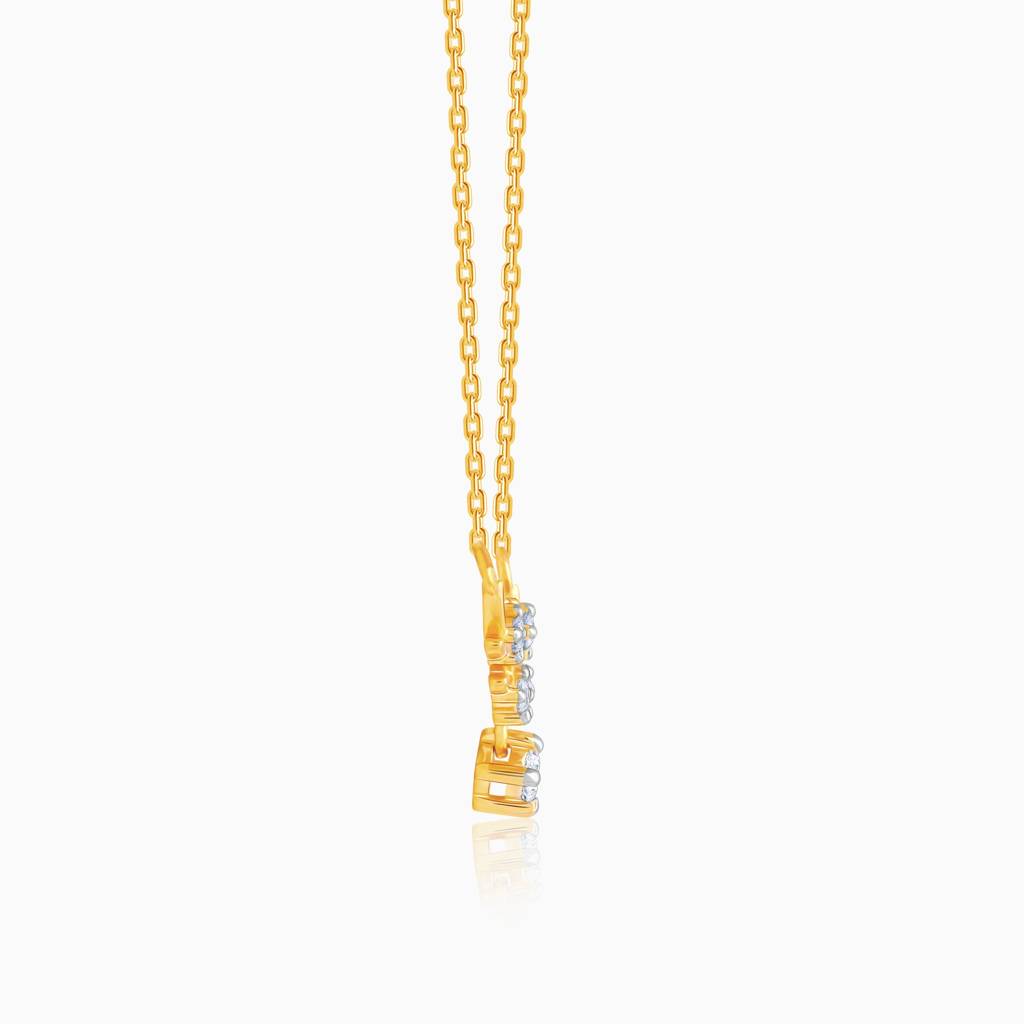 14K Gold Dearest Deer Diamond Necklace : GDLNE049