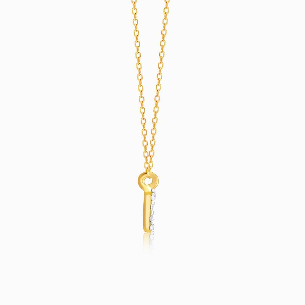 14K Gold Infinity Grace Diamond Necklace : GDLNE050