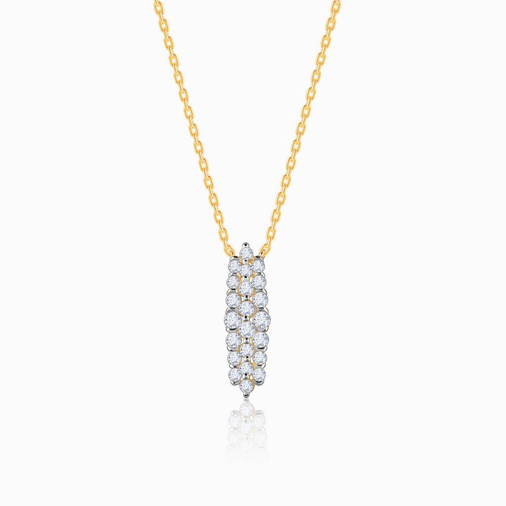 18K Gold Pure Bliss Diamond Necklace : GDLNE090