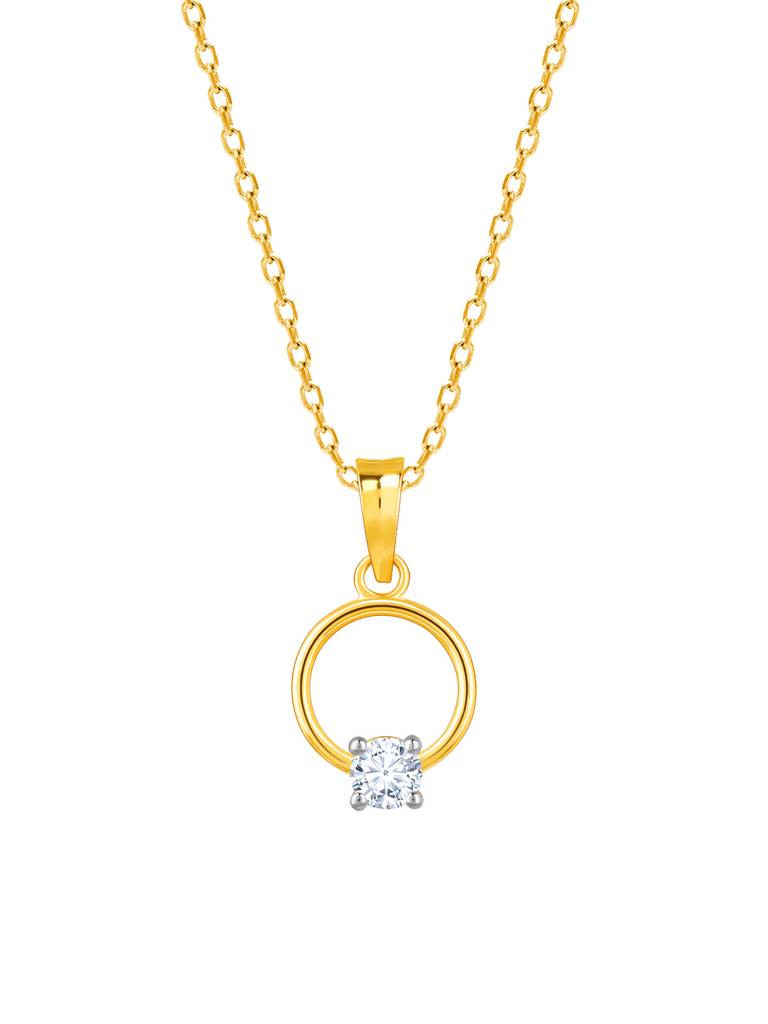 Giva 14K Yellow Gold Tender Moments Diamond Pendant Without Chain : GDLPD0122