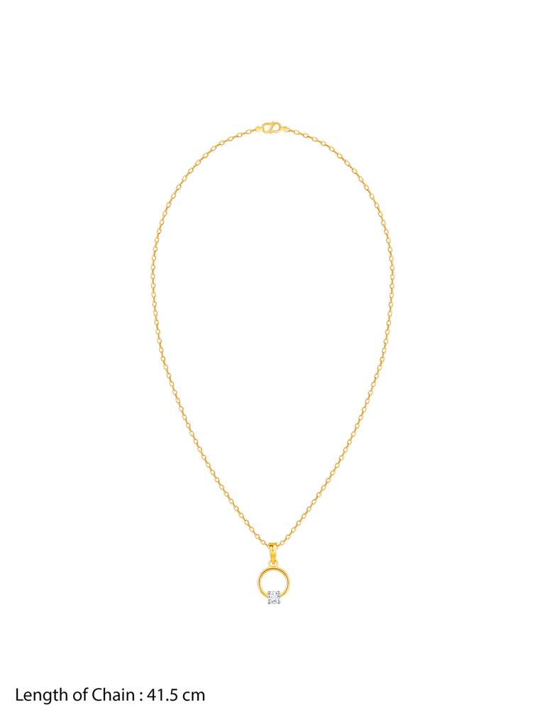 Giva 14K Yellow Gold Tender Moments Diamond Pendant Without Chain : GDLPD0122