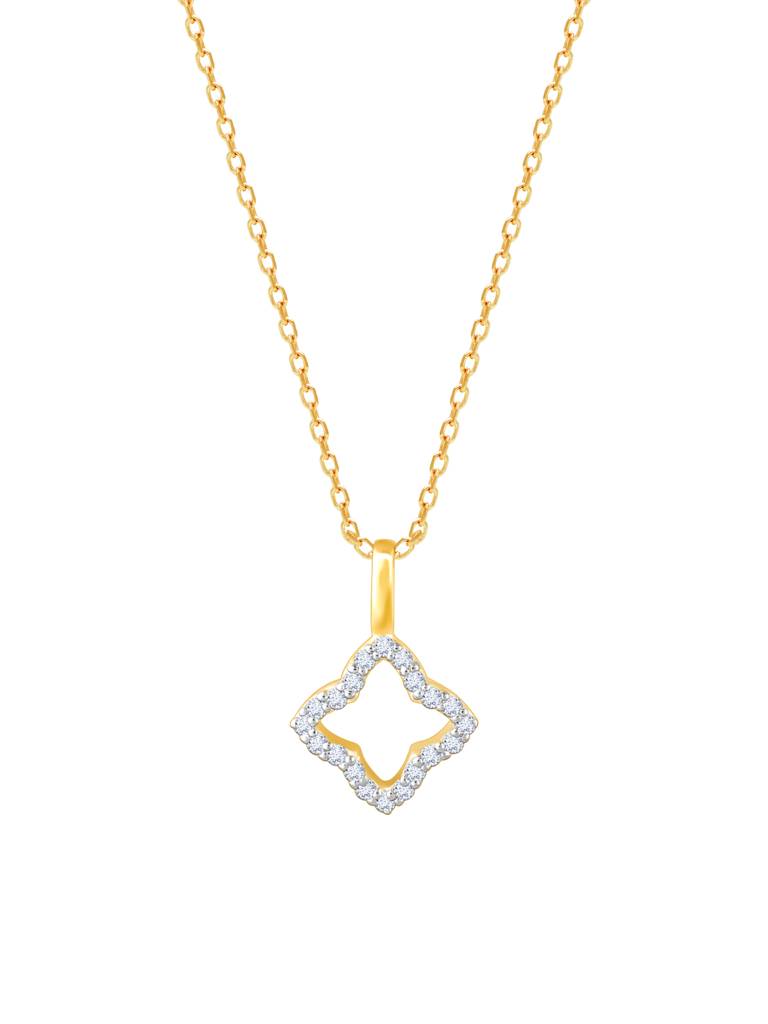 Giva 14K Yellow Gold Heavenly Gaze Diamond Pendant Without Chain : GDLPD0126