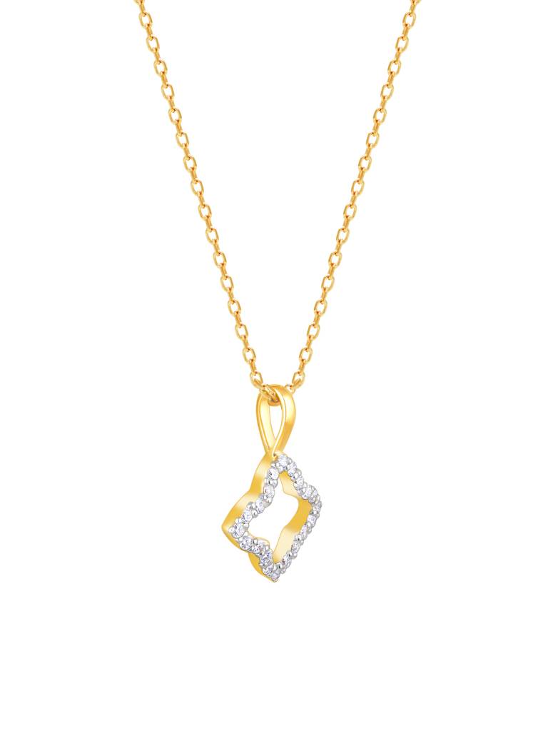 Giva 14K Yellow Gold Heavenly Gaze Diamond Pendant Without Chain : GDLPD0126