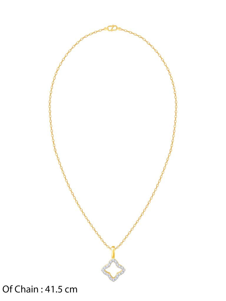 Giva 14K Yellow Gold Heavenly Gaze Diamond Pendant Without Chain : GDLPD0126