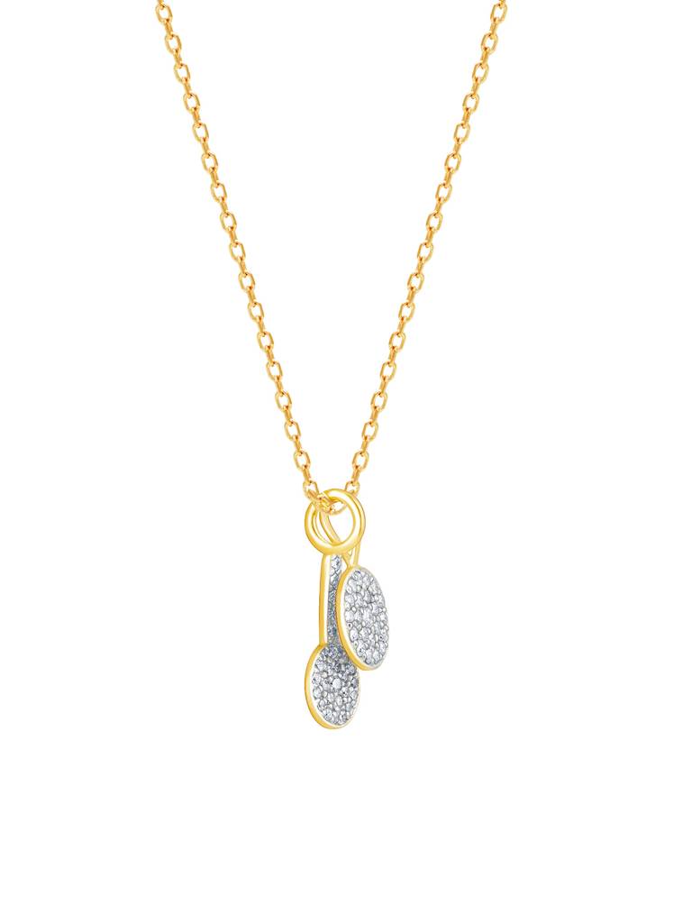 Giva 14K Yellow Gold Cheerful Cherry Diamond Pendant Without Chain : GDLPD0131