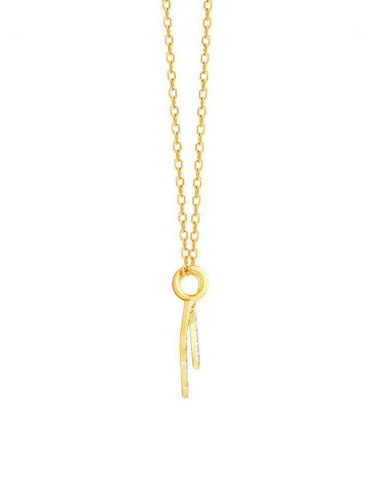 Giva 14K Yellow Gold Cheerful Cherry Diamond Pendant Without Chain : GDLPD0131