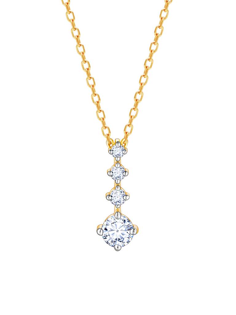 Giva 14K Yellow Gold A World Of Glamour Diamond Pendant Without Chain Gifts For Women & Girls : GDLPD018