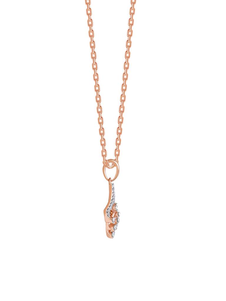 18K Rose Gold Prodigy Diamond Pendant : GDLPD0302